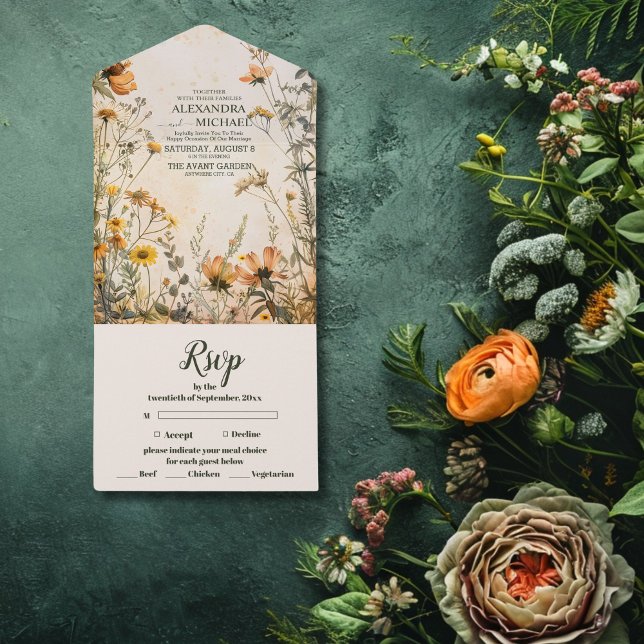 Terracotta Floral Wedding (Criador carregado)