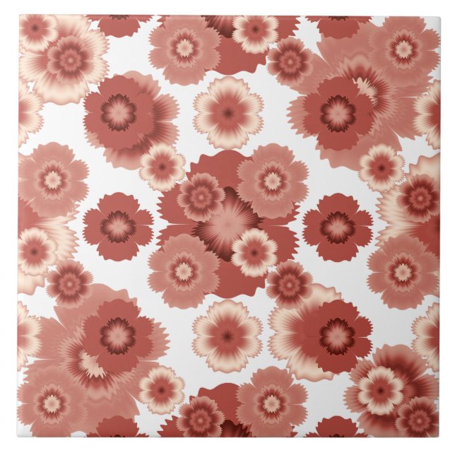 Terracotta Flower Pattern (Frente)
