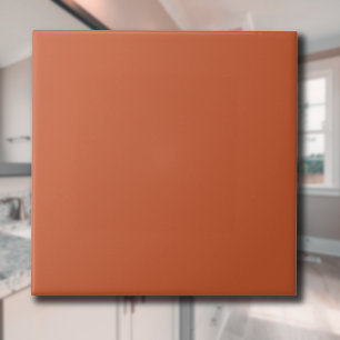 Terracotta Laranja Cor Sólida Quente e Design Terr