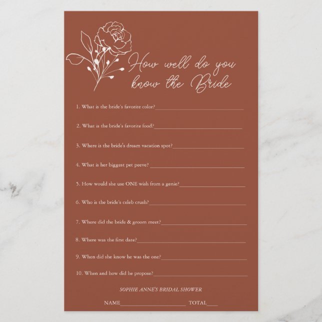 Terracotta Que Conhece O Jogo Do Chá de panela (Frente)