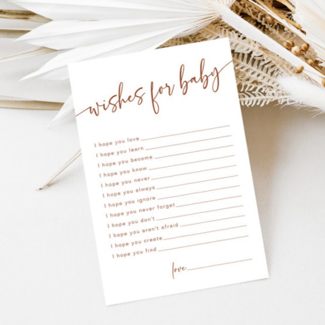 Terracotta quer um Cartão de Aconselhamento Modern (Criador carregado)