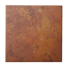 Terracotta red simple rustic