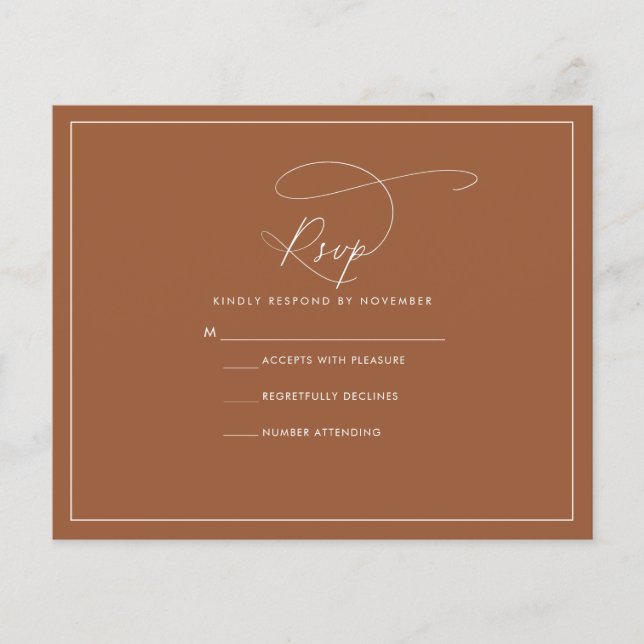 Terracotta RSVP (Frente)