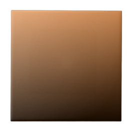 Terracotta Rust to Dark Brown Ombre Gradient
