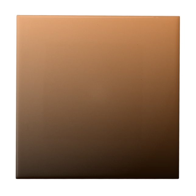Terracotta Rust to Dark Brown Ombre Gradient (Frente)