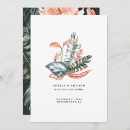 Terracotta sage casamento de folhagem tropical ver