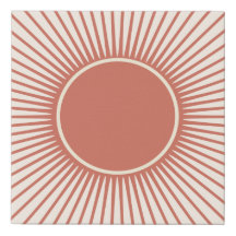 Terracotta sunburst