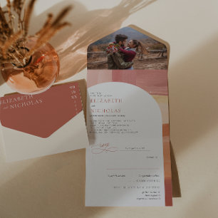 Terracotta Sunrise Casamento Boho
