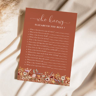 Terracotta Tiny Wildflower Game