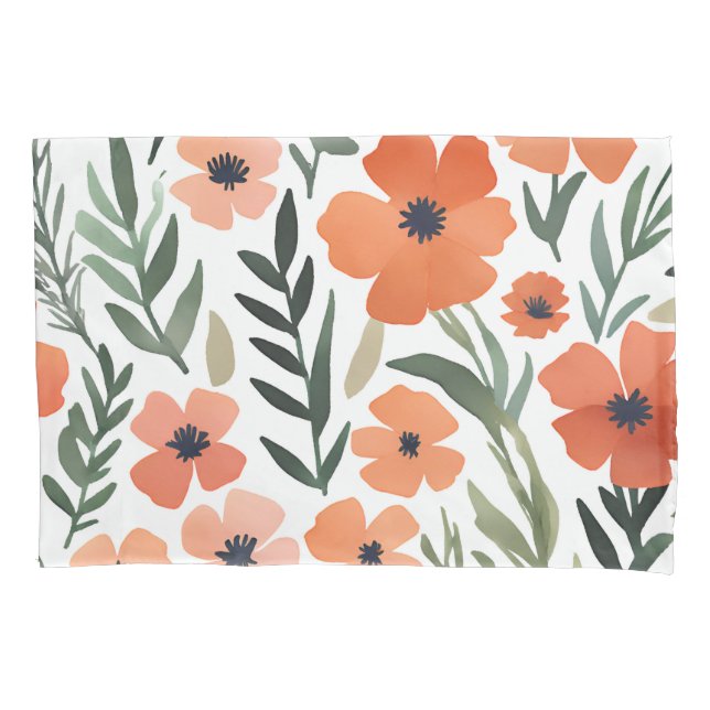 Terracotta Wildflower Boho Rustic Bedroom Decor (Frente)