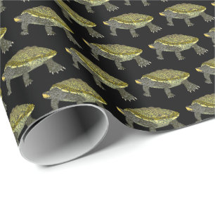 Terrapin (preto) - Papel de embrulho