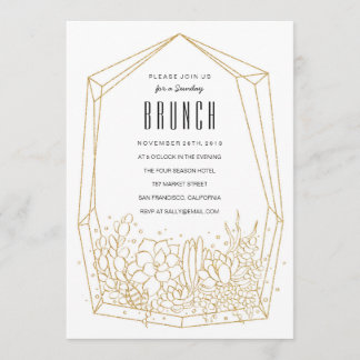 Terrarium Brunch / Convite de festas