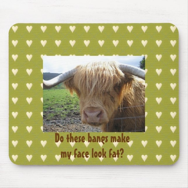 Terras Altas Escocesas Steer Humor - Mousepad (Frente)