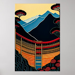 Terras Altas Gendentes - Impressão de Arte Canvas