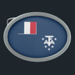Terras Antárticas Austrais Francesas<br><div class="desc">Bandeira Patriótica das Terras Austrais e Antárticas Francesas.</div>