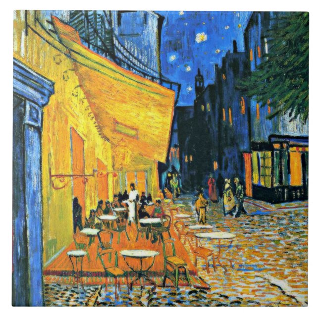 Térrea do Café por Vincent van Gogh, (Frente)