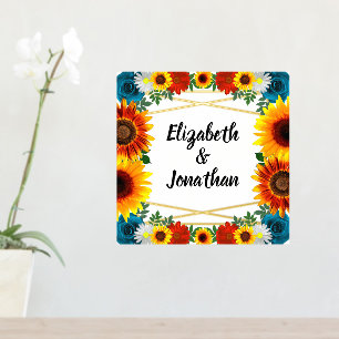 Terreno de Verão Floral Geométrico