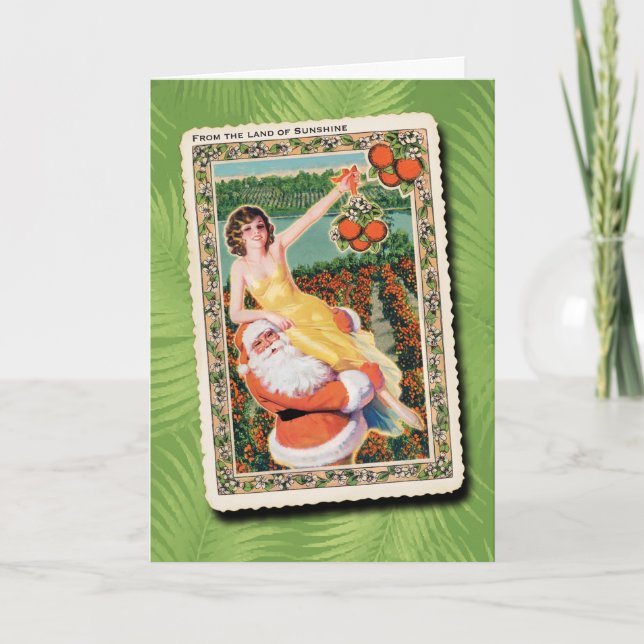 Terreno do Cartão de Natal à Luz do Sol (Frente)