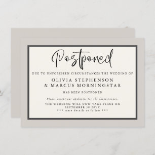 Terrenos - Anúncio de Evento Adiado Moderno