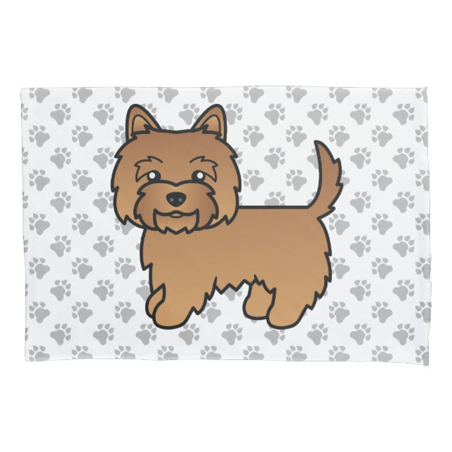 Terrier Cairn Vermelho Cachorro de Desenho Animado (Frente)