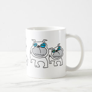 Terrier & caneca do buldogue