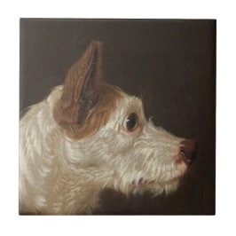 Terrier Dog Head (por James Ward)