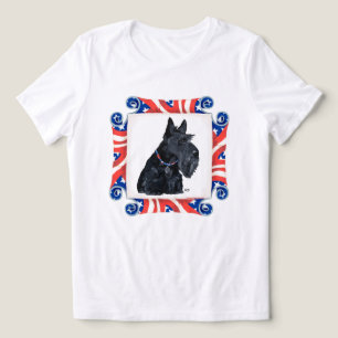 Terrier Escocês Bandeira Patriótica dos EUA