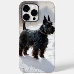 Terrier Escocês Deixe Nevar Natal