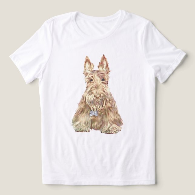 Terrier Escocês Wheaten (Design frontal)
