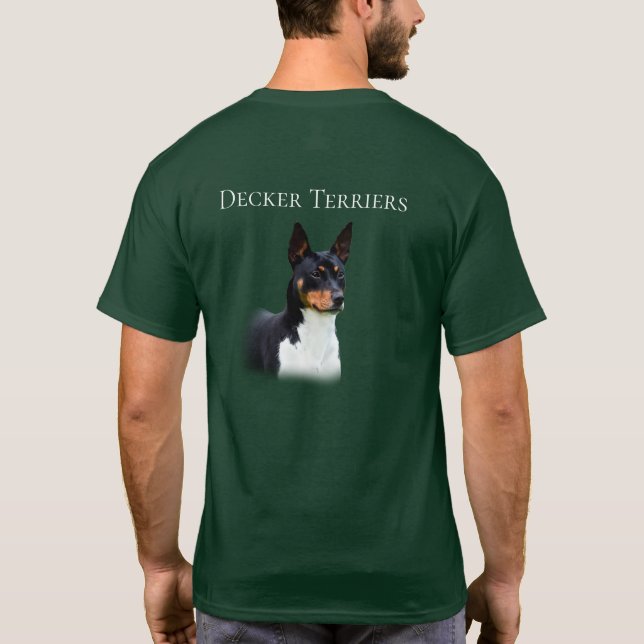 Terriers de camisetas masculinas (Verso)