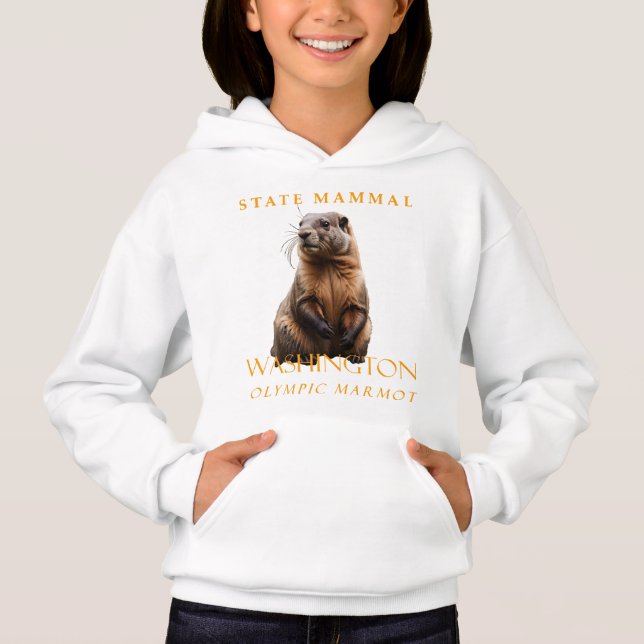 Território de Washington Mamífero A Marmota Olímpi (Frente)