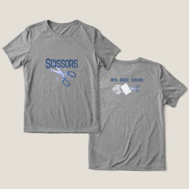 Tesoura Engraçada Costume de Halloween Group (Design Frente e Verso)