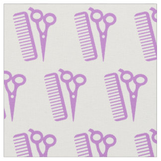 Tesoura Hairdresser Stylist Tecido Roxo