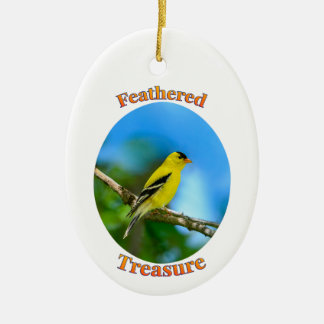 Tesouro Emplumado - Enfeite de Pintassilgo America