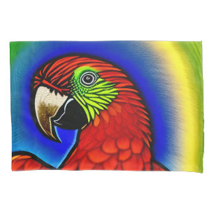 Tesouro Tropical: Trabalho de arte de papagaio Vib