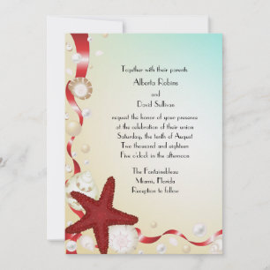 Tesouros do Convite para Casamento Marítimo