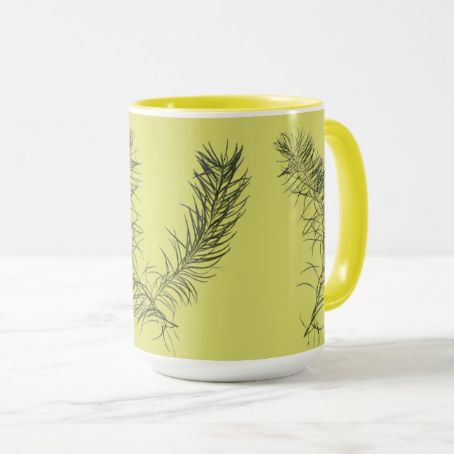 Tesouros textuais de verão em caneca - B (Frente Esquerda)