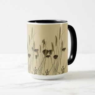 Tesouros texturais do inverno (A) numa caneca