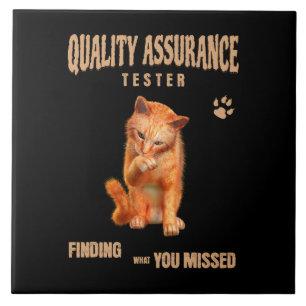 Testador de QA Humor de Gato