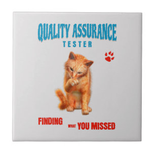Testador de QA Humor de Gato