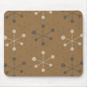 Teste padrão atômico em Mousepad marrom