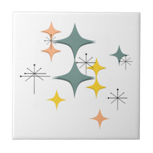 Teste padrão atômico moderno de Eames Starbursts