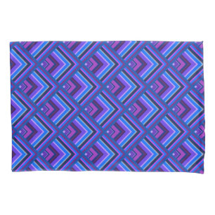 Teste padrão azul e roxo da escala das listras
