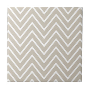 Teste padrão bege e branco 2 de Chevron