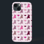 Teste padrão bonito das meninas do gatinho<br><div class="desc">Teste padrão bonito das meninas do gatinho no © do vetor e no ® Bigstock® - todos os direitos reservados.</div>