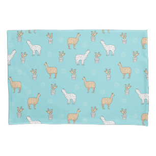 Teste padrão bonito do cacto do lama da alpaca