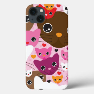 teste padrão bonito do fundo do gato do gatinho