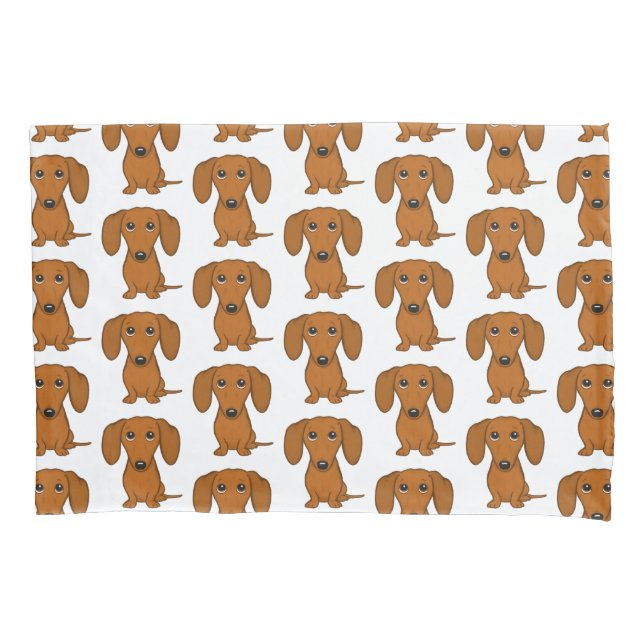 Teste padrão bonito dos Dachshunds (Frente)