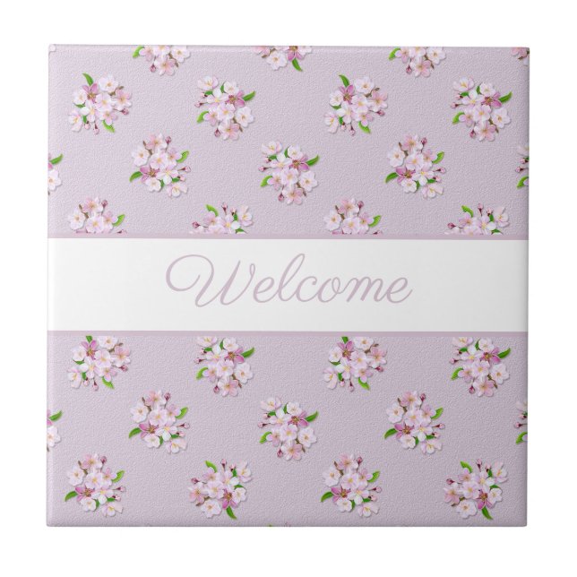 teste padrão bonito floral retro (Frente)