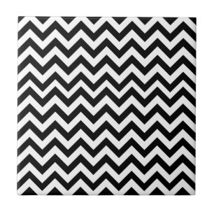 Teste padrão branco preto de Chevron